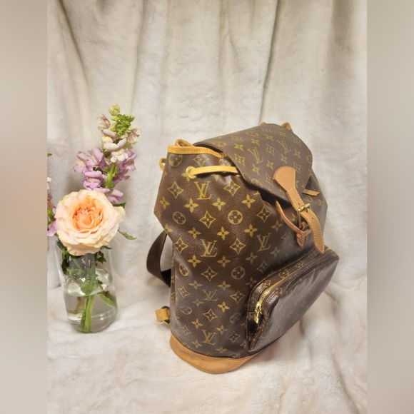 Auth Louis Vuitton Montsouris GM backpack - Picture 14 of 16